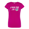 T-Shirt "j'peux pas" femme