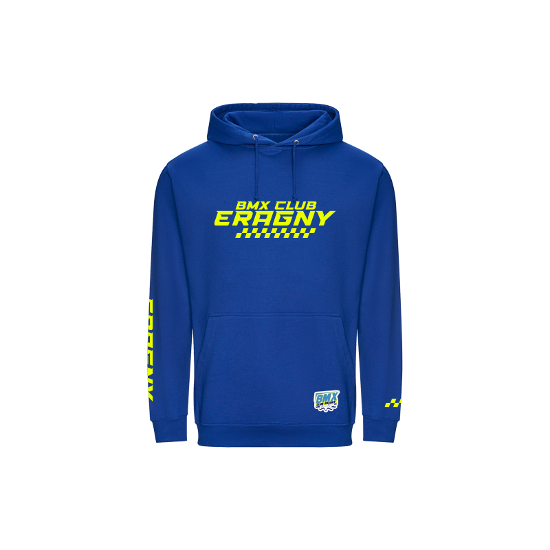 Sweat capuche damier unisexe