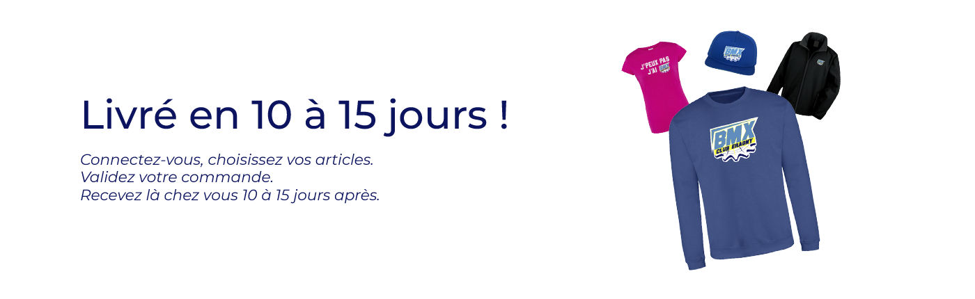 Livré en 10 à 15 jours à la maison !